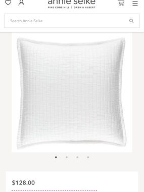 Annie Selke 1cotton matelasse pillow sham Euro Portugal